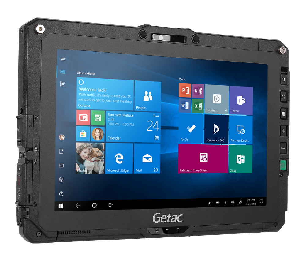 Getac UX10 Anschlüsse