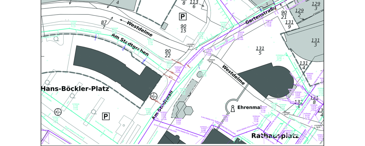 Planauskunft Delmenhorst - Kanalkataster