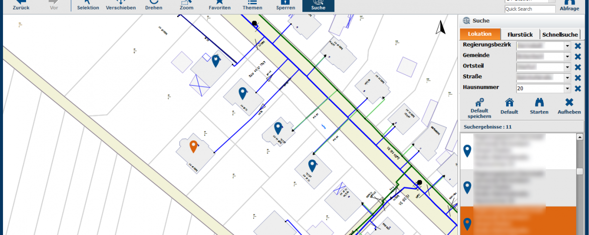 MGC Offline - Funktion Adresssuche