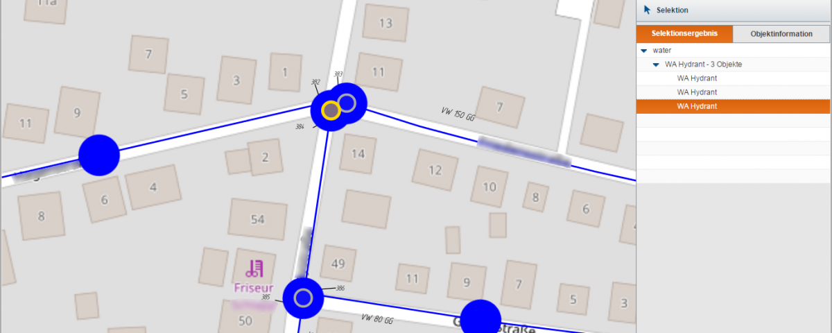 MGC Hydrantenauskunft - Umkreissuche
