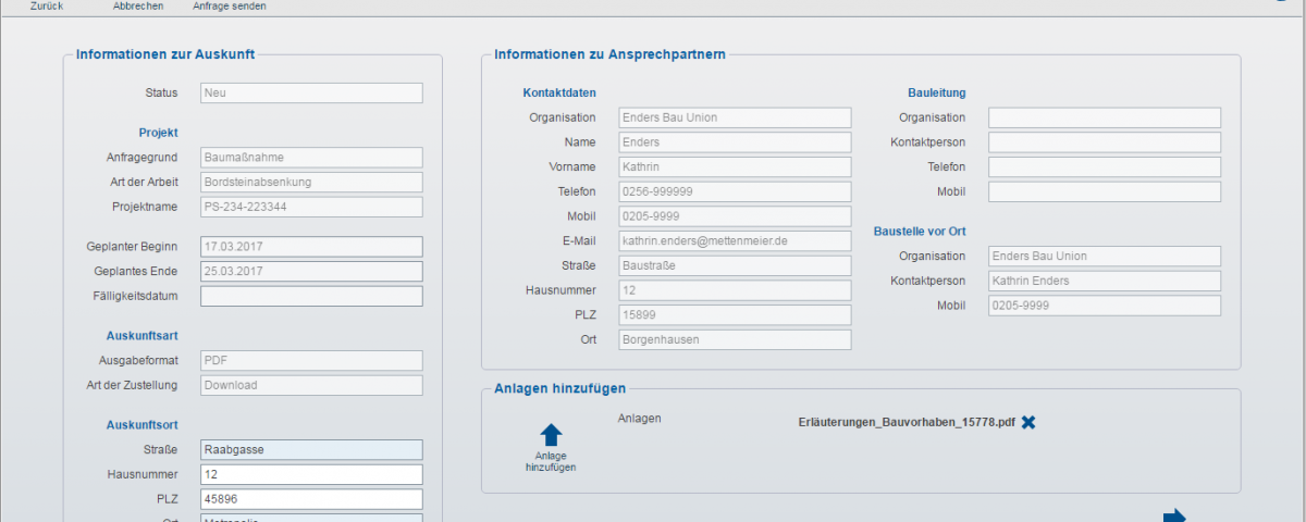 MGC Planauskunft Intern - Zusammenfassung Funktionen