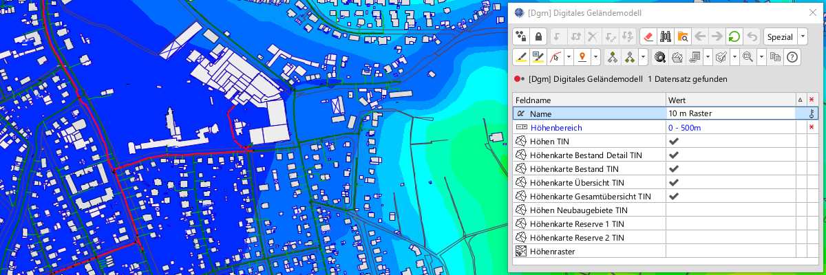 Smallworld DGM – Digitales Geländemodell